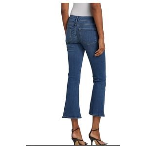 Frame Le Crop Mini Boot High-Rise Stretch Boot-Cut Jeans size 30